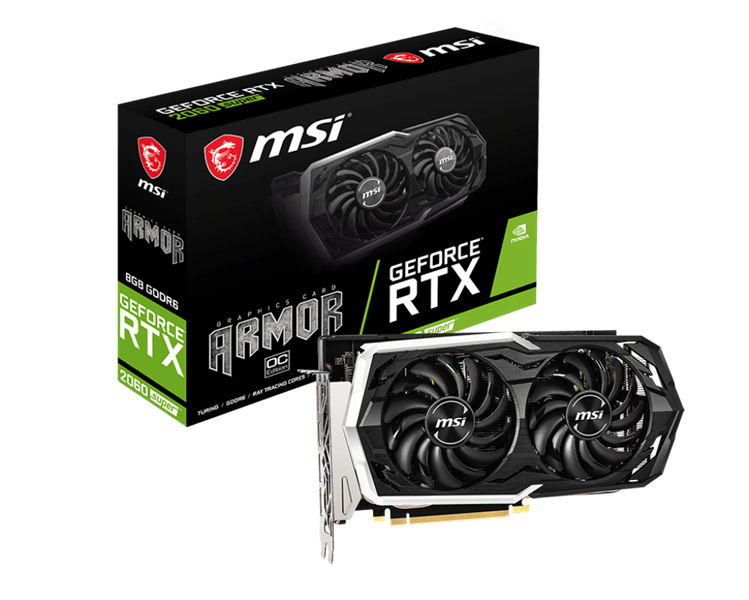 VGA MSI RTX 2060 Super ARMOR OC _919KT